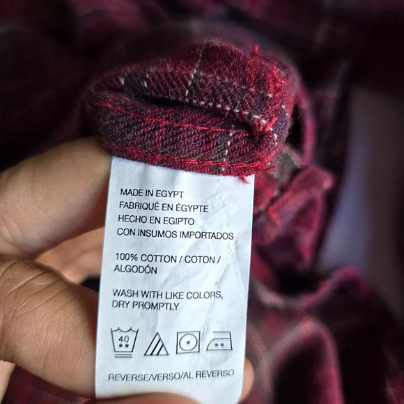 G.H. Bass & Co Men's Fireside Flannel Button-up Shirt Size XL Outdoor Fall Cabin - Picture 10 of 10